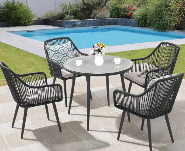 OUTAREA 4+1 Chair Table Set