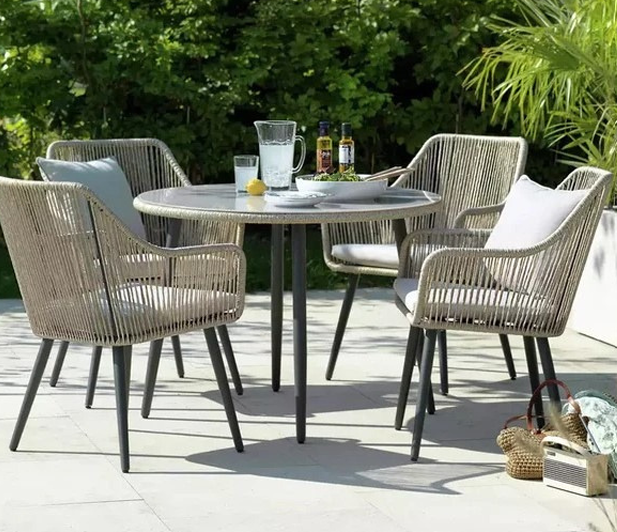 OUTAREA 4+1 Chair Table Set