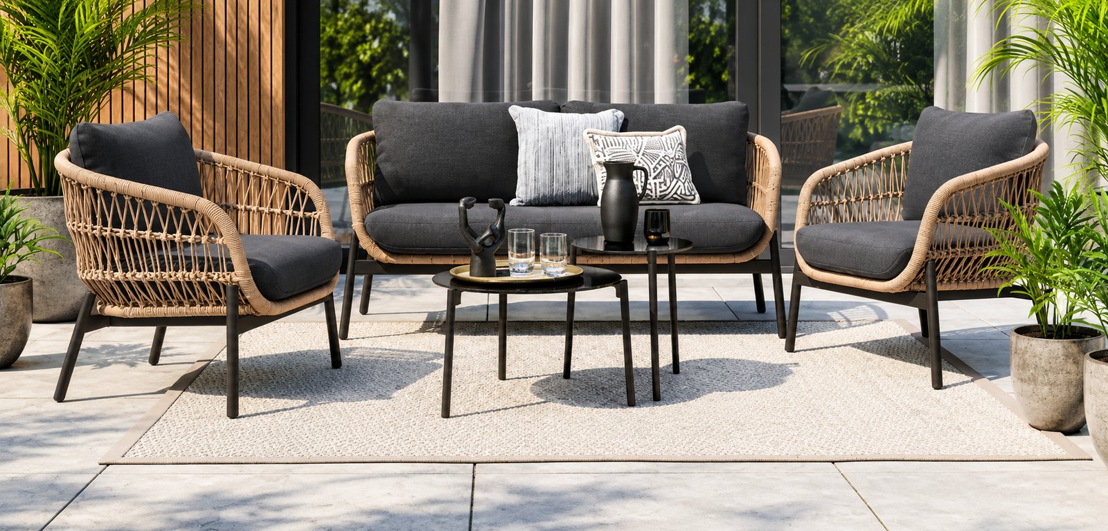 OUTAREA Premium Sofa Set